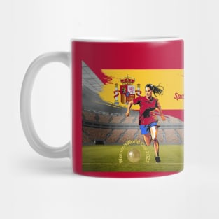 Spain Football Shirt, Unisex T-Shirt, Women’s World Cup, soccer t-shirts, football t-shirts, women’s football, Spanish national football Mug